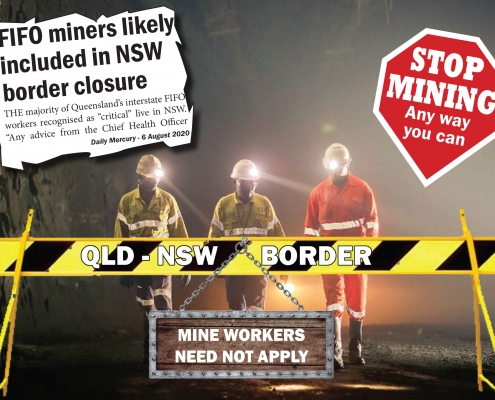Miners barred at the border