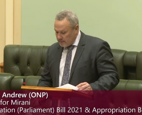 Stephen Andrew's Queensland budget speech